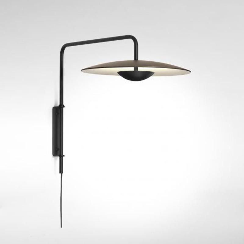 Modern Aluminun Wall Lamps for Bedroom Bedside Black Hats LED-Ginger Wall Light (WH-OR-198)
