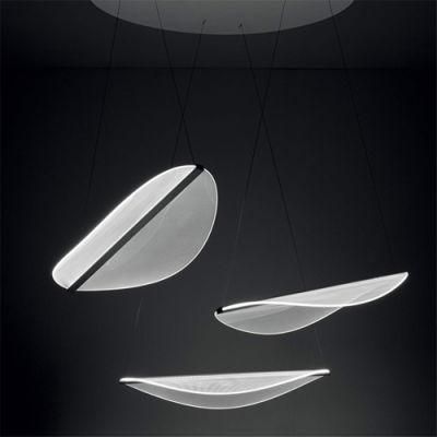 Pendant Lights Lighting Modern LED Acrylic Blade Pendant Lamps Living Room Dining Room Light Fixtures