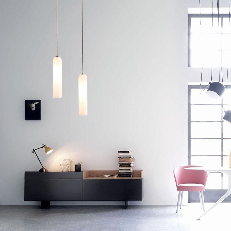 Creative Pendent Lamp Nordic Suspension Living Bedside Bedroom Indoor Glass Pendant Lamp (WH-AP-280)