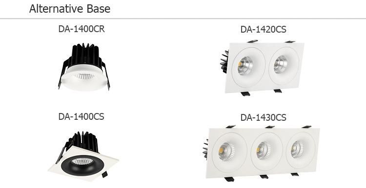 Commercial LED Dimmable Spot Distributor Anti Glare Spotlight Ceiling Light COB Downlight