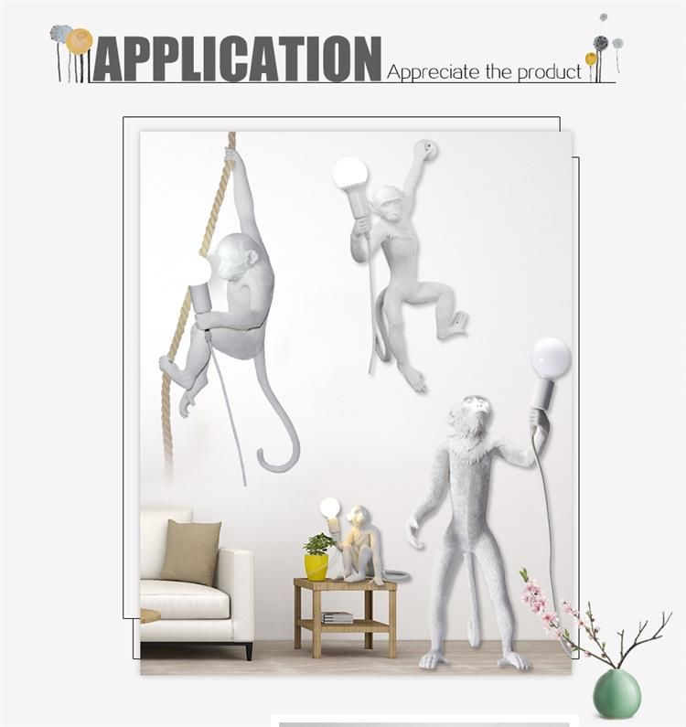 Modern Child Room Decoratvie Pendant Lamp Monkey Coffee Shop Light