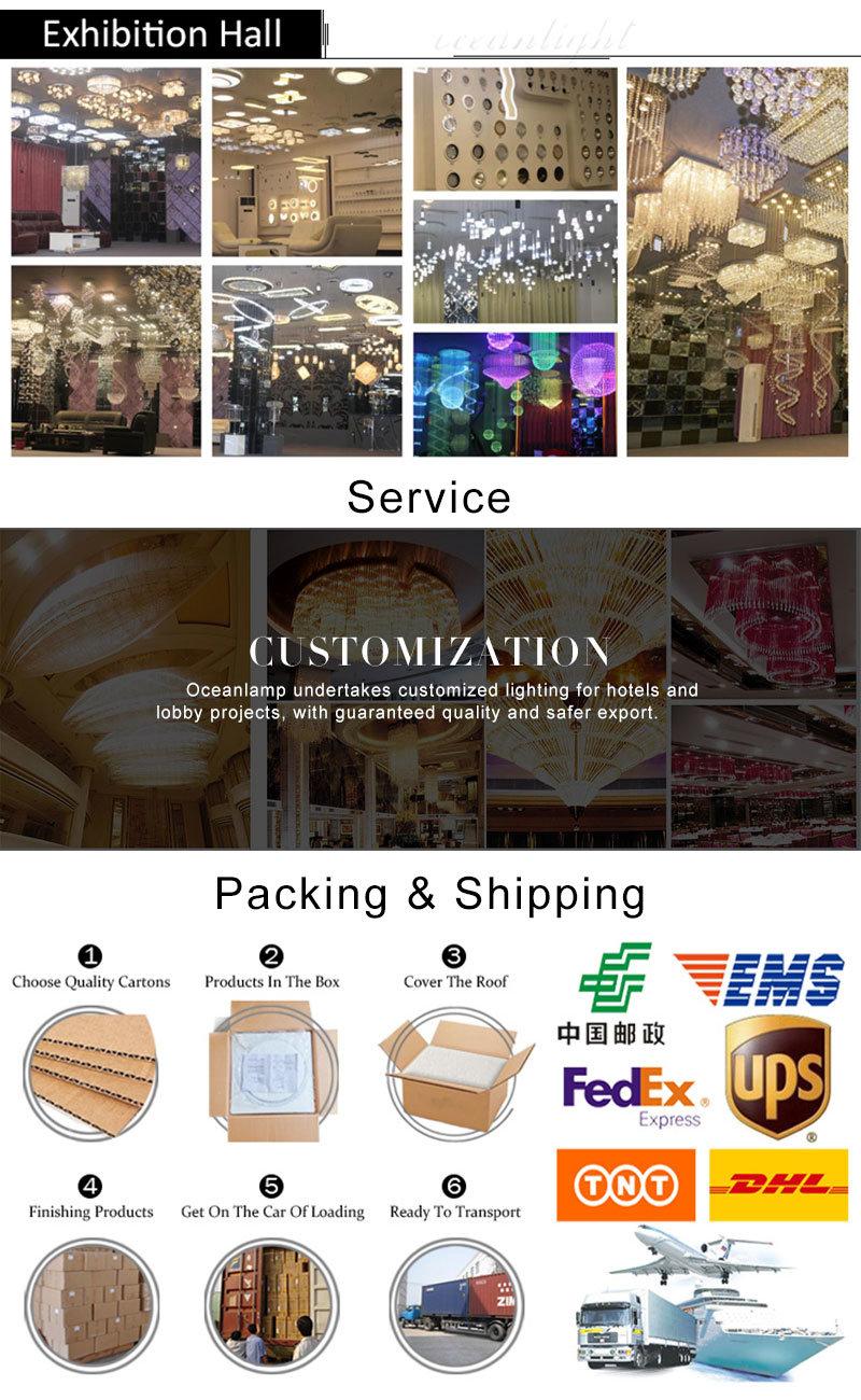 Modern Customs Chandelier Pendant Lamp for Home Project Decoration Light
