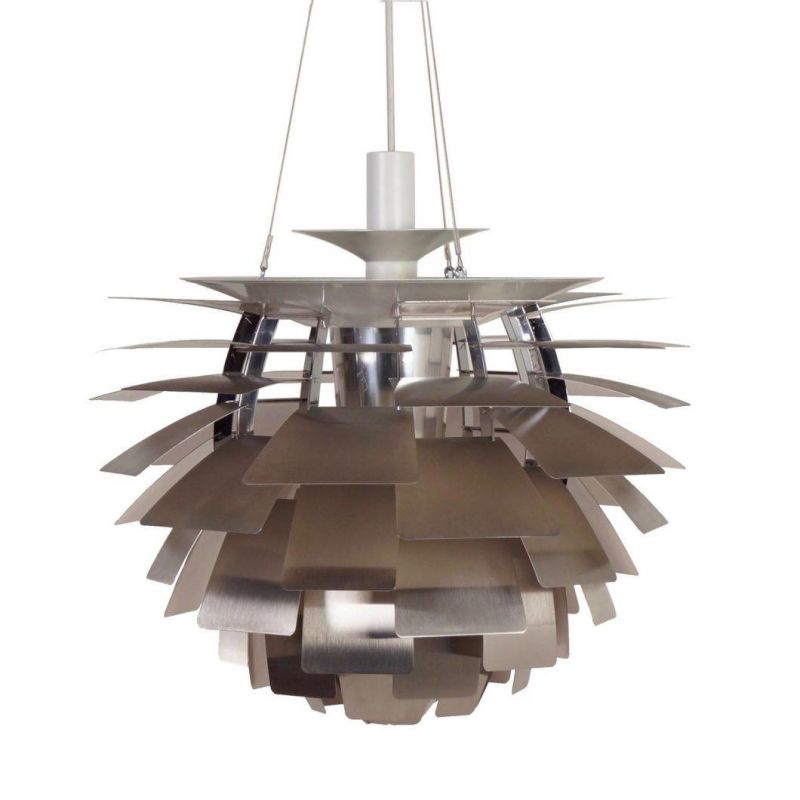 Artichoke Lamp Replica White Pendant Lights for Kitchen Bedroom (CC-4072)