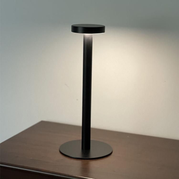 Nordic Cordless Rechargeable Portable LED Table Desk Hotel Dinner Lamp Night Reading Light