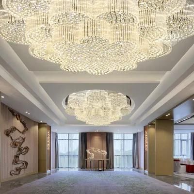 Modern Style Decoration Hotel Lobby Weeding Custom Project Luxury LED Chandelier Light