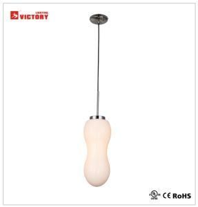Design Modern Single Peanut Glass LED Pendant Lamp with Ce Approval