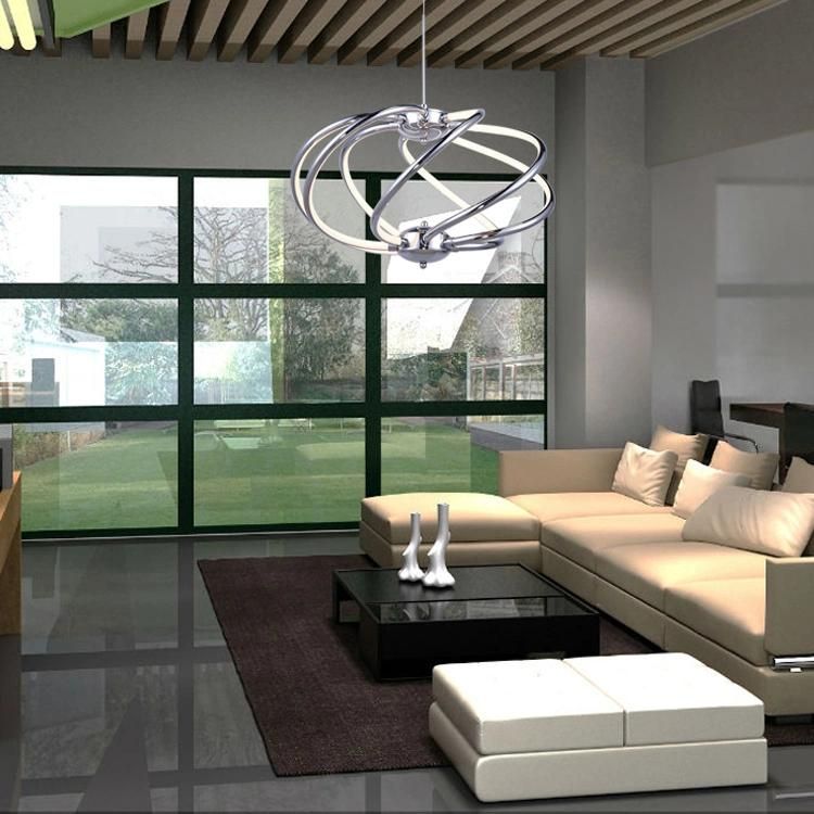 2021 New Bright Aluminum Metal Design Bedroom Modern Pendant Lights