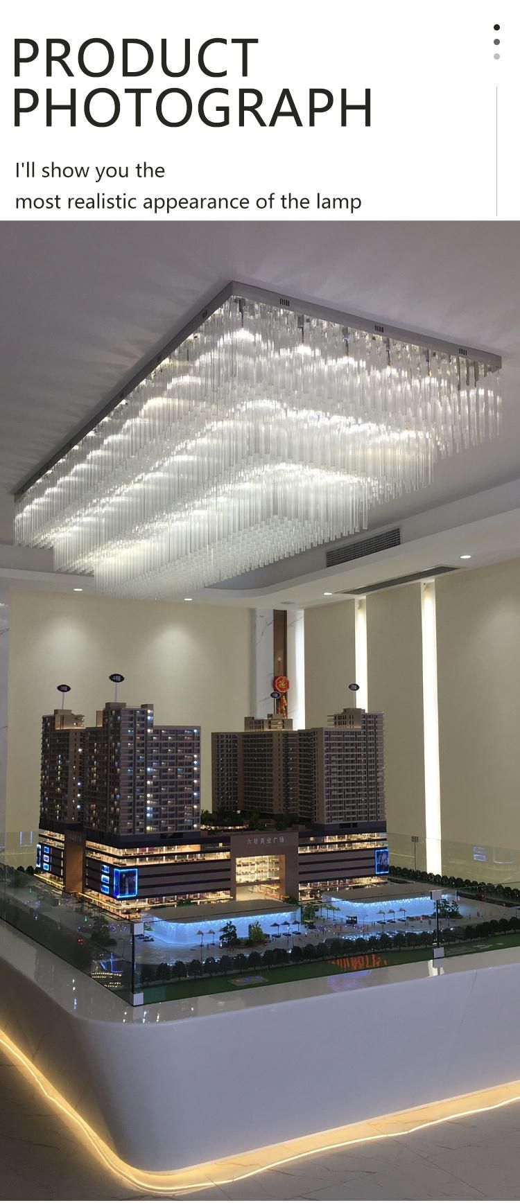 Modern Style Decoration Hotel Villa Banquet Custom Project LED Chandelier Ceiling Light