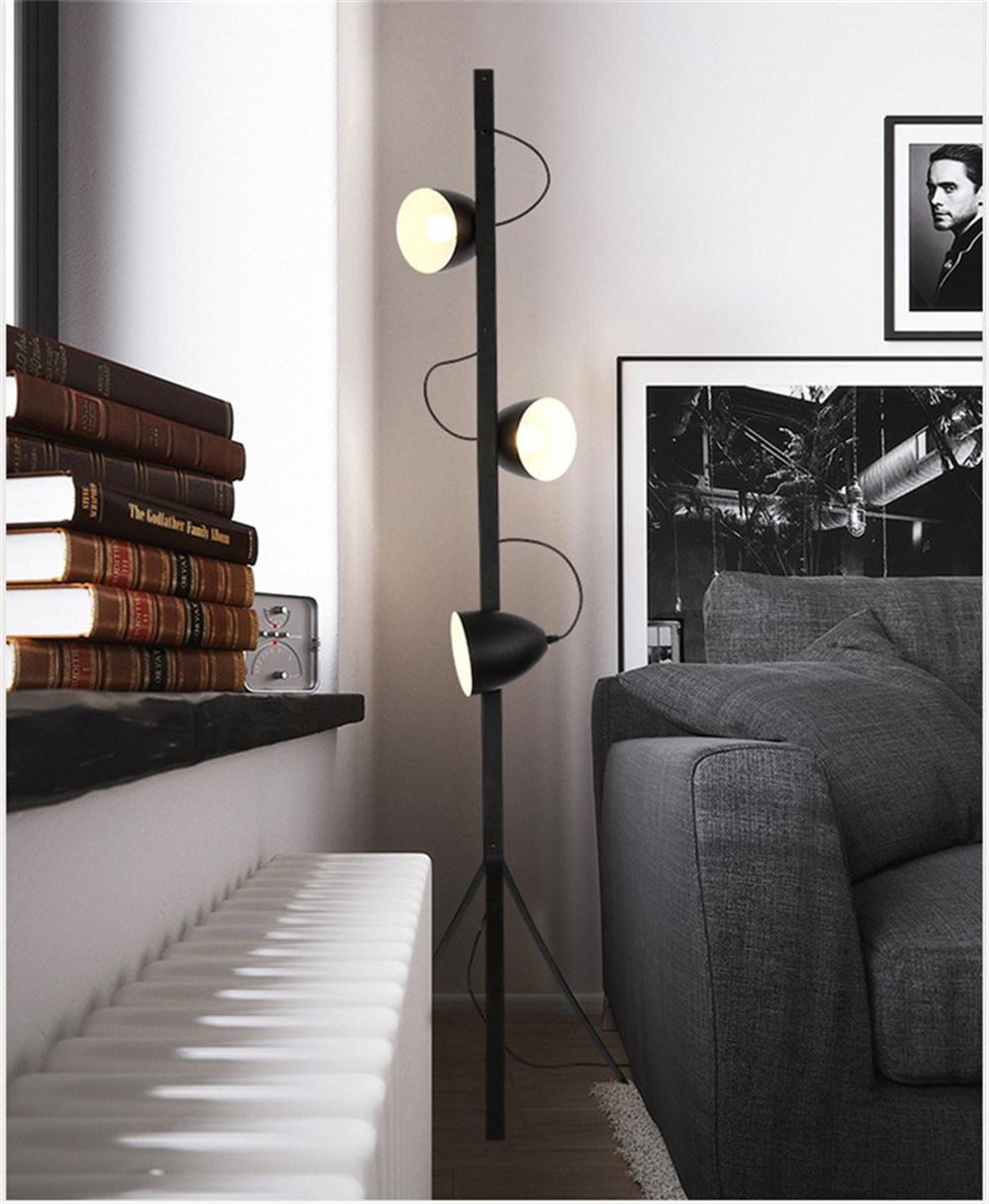 Modern Designer Floor Lamp Simple Iron Art Free Standing LED Floor Lamp for Living Room Study Bedroom