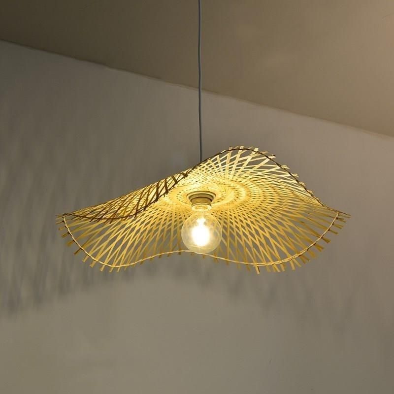 Handmade Rattan Pendant Light Fixtures for Kitchen Dining Room Bar Lighting Fixtures (WH-WP-01)
