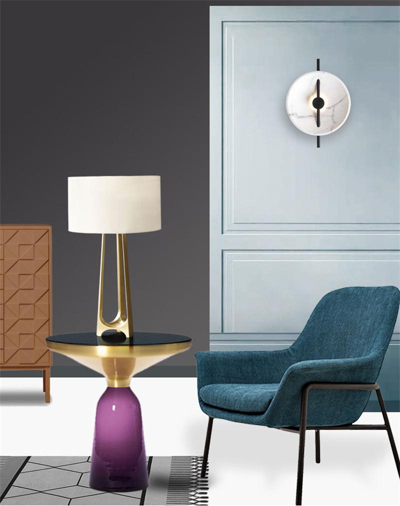 Post Modern Light Luxury Creative Living Room Table Lamp Art Bedside LED Eye Protection Bedroom Study Designer Model Ground Lamp