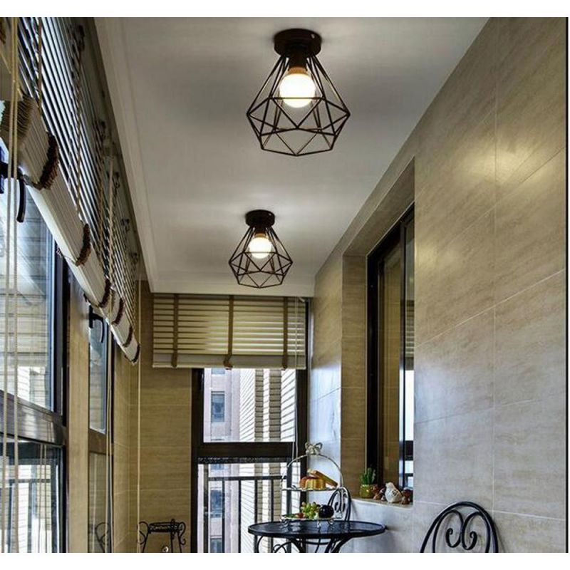 Mini Ceiling Lights Vintage Industrial Ceiling Lamp Hallway Corridor Retro Loft Industrial Ceiling Light (WH-LA-36)