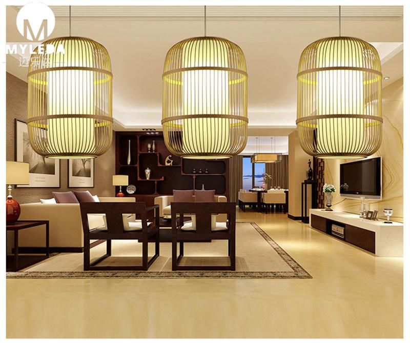 Handmade Rattan Wooden Bamboo Pendant Light