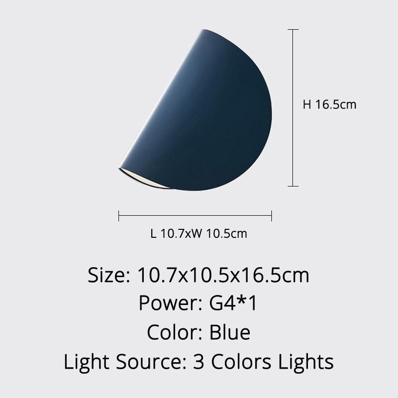 Italian Modern Minimalist Wall Lamp Living Room Creative Rotating Art Io LED Wall Sconce (WH-OR-211)