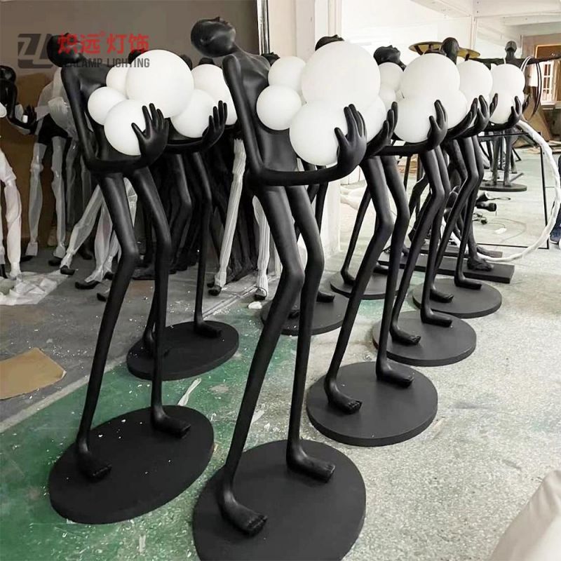 Art Decorative Style Lamp Sculpture Standing Light for Residence