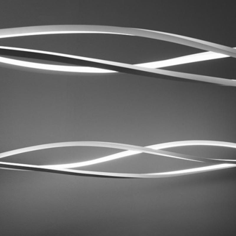 3D Model Pendant Lamp Aluminum Body LED Hanging Lights 3000K
