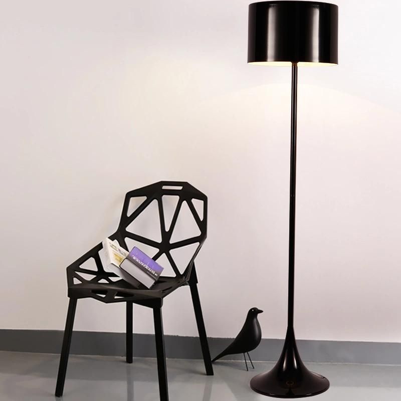 Nordic Simple Designer Floor Lights for Living Room Ssofa Bedroom Study Black LED Stand Light (WH-MFL-58)