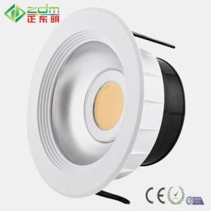 Plastic 3W Warm White 2700~3200k Recessed COB LED Ceiling Light