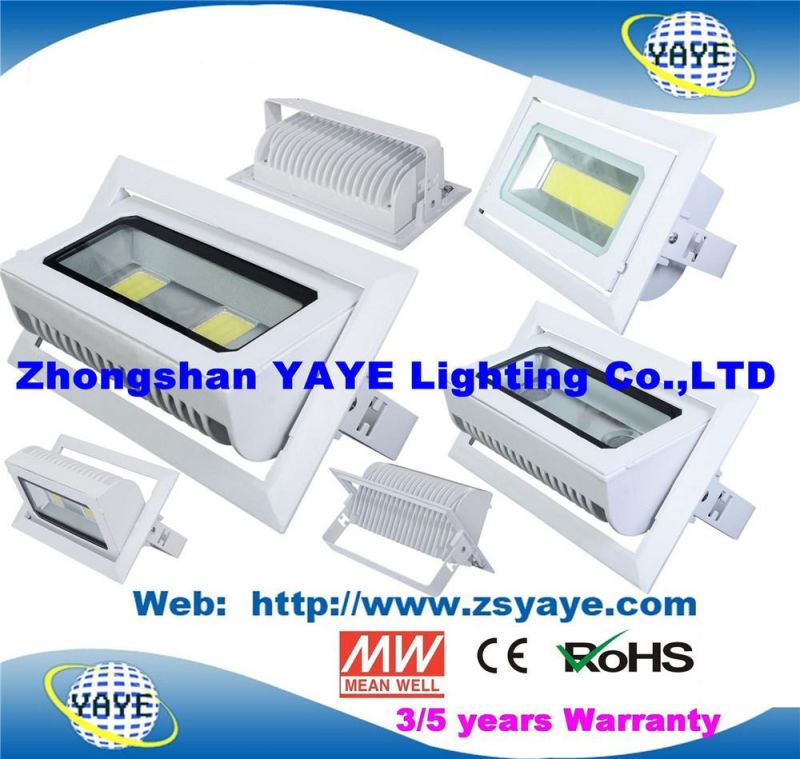 Yaye 18 Hot Sell Waterproof Recessed Mounted 20W/30W/40W COB LED Downlight with 2/35 Years Warranty