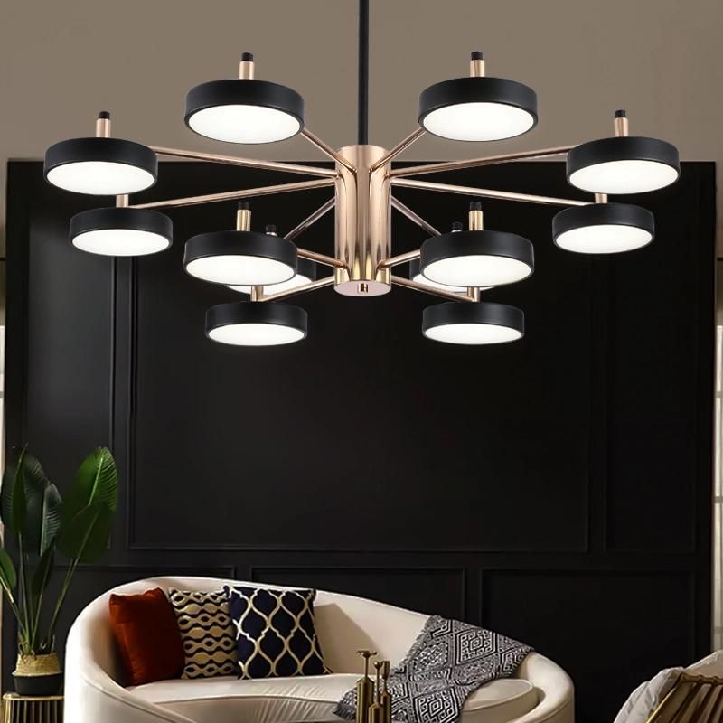 Modern LED Chandelier Lighting for Living Room Bedroom Restaurant Kitchen Ceiling Chandeliers White Color Indoor Hanging Lights
