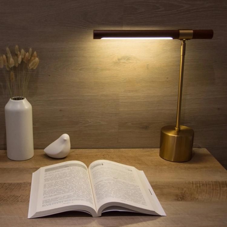 Modern Minimalist Study Table Lamp Creative Personality Wood Grain Designer Desk Nordic Post-Modern Hotel Bedside Table Lamp