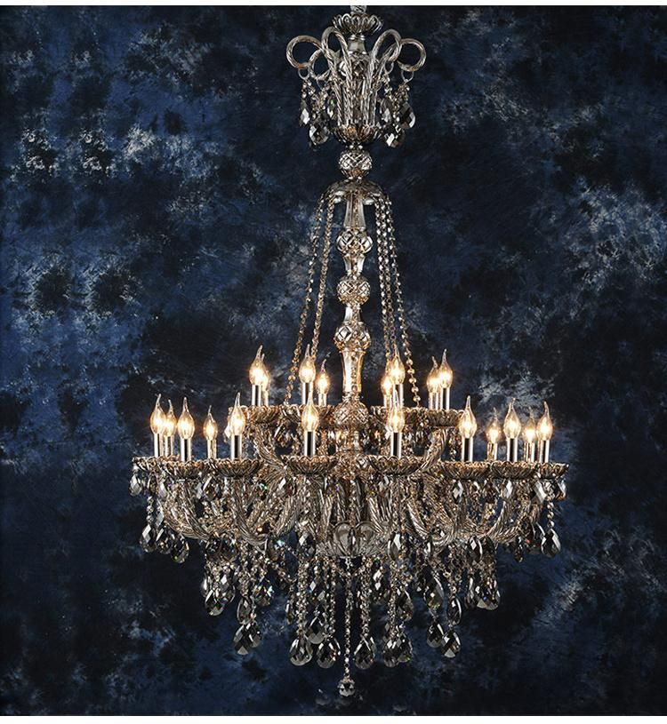 New Design Light Hotel Decorative Modern Luxury Custom Crystal LED Chandelier Lamp