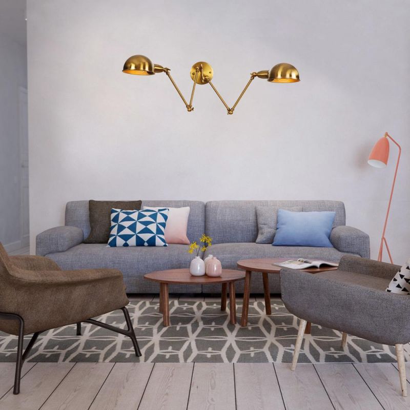 Rh Lighting Rh Industrial Wall Lamp Iron Rocker Retro Loft Swing Arm Lamp (WH-VR-103)