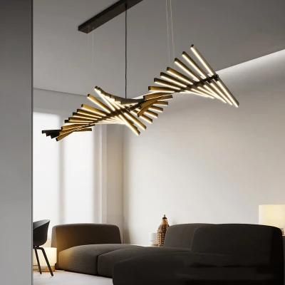 80W LED Nordic Modern Plastic Dining Living Room Cafe Creative Pendant Lights