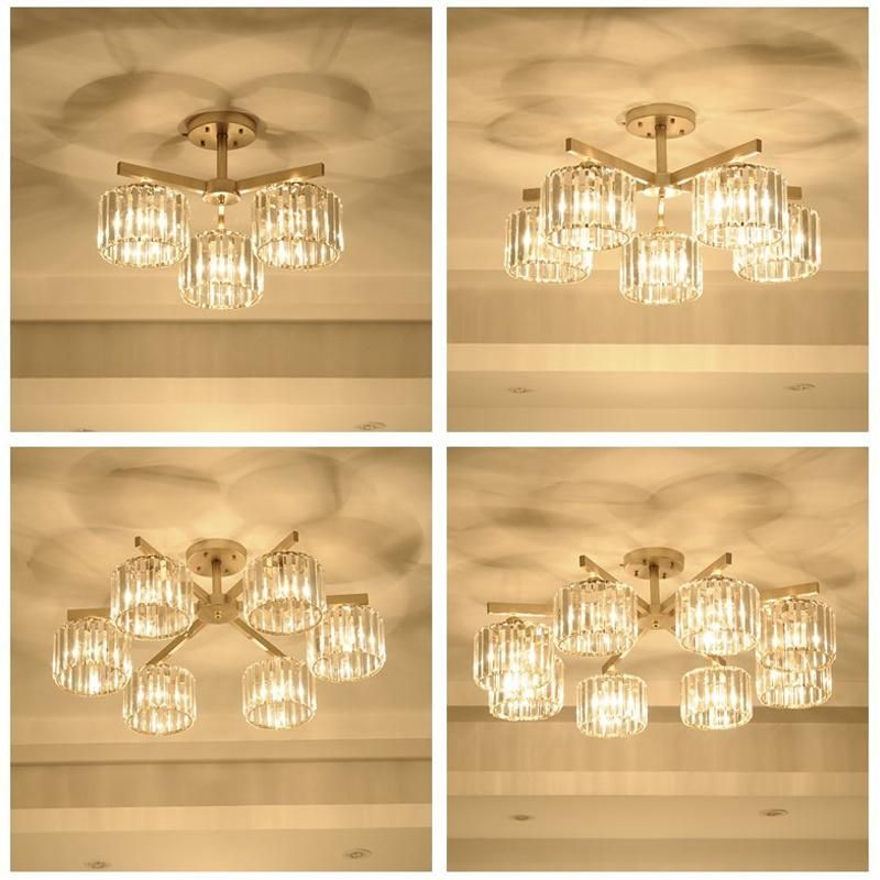 Fancy Crystal LED Ceiling Lights Food Indoor Home Lighting Fixtures Wh-Ca-40
