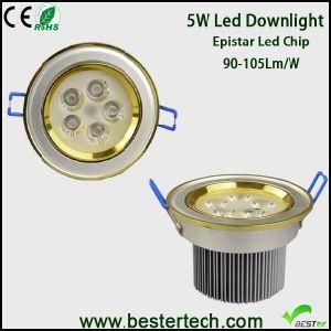 Ceiling Mounted LED Commercial Down Light, 3W 5W 7W 12W 15W 18W LED Downlight with CE RoHS Approved (BST-CLG-5W)