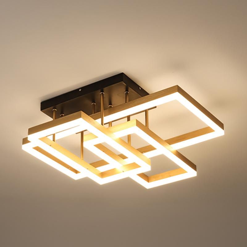 Modern Design Golden Color Living Room LED Ceiling Lamp Bedroom Light