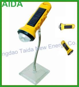 Portable Solar Flashlight for Indoor/Outdoor Lighting