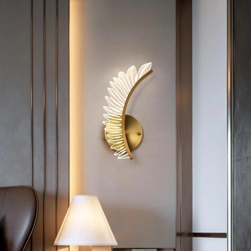 Modern Gold Designer Wall Lights for Bedroom Bedside Wall Sconce (WH-OR-125)