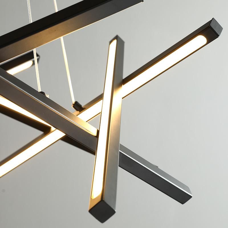Geometric Branch Design Modern Style Chandelier Hotel Lobby Pendant Lamp