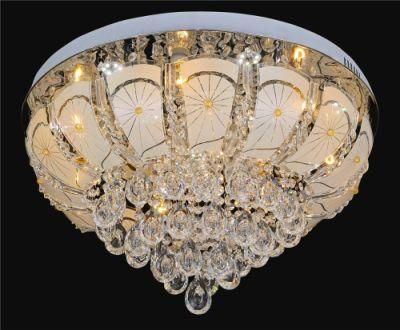 Nordic Luxury Hotel Living Room Interior Crystal Ceiling Lamp