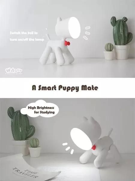 Good Service Flexible Battery Modern Dog LED Lighting Animal Lamp Christmas Lights