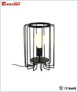 High Quality Black Metal Decoration Hotel Desk Lamp for Hotel Project