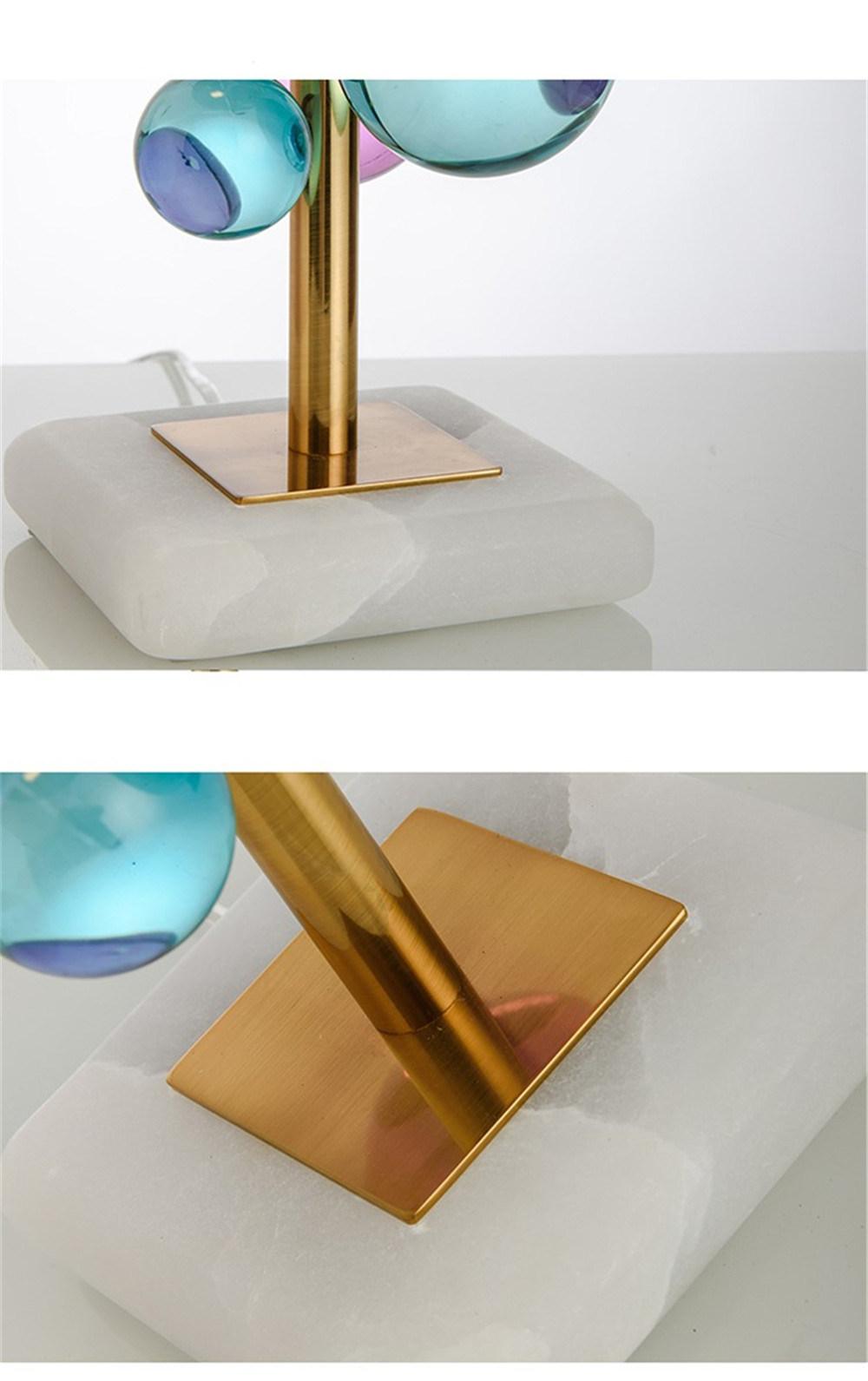 Crystal Table Lamp Designer Model Room Girls Children Room Bedroom Bedside Lamp Simple Home Decor Lamp