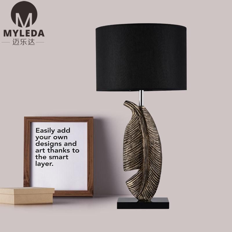 Modern Hotel Room Bedside Metal Decorative Table Light