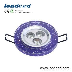 3*1w High Efficiency LED Ceiling Light (THD-SJ8170-SY&BF)