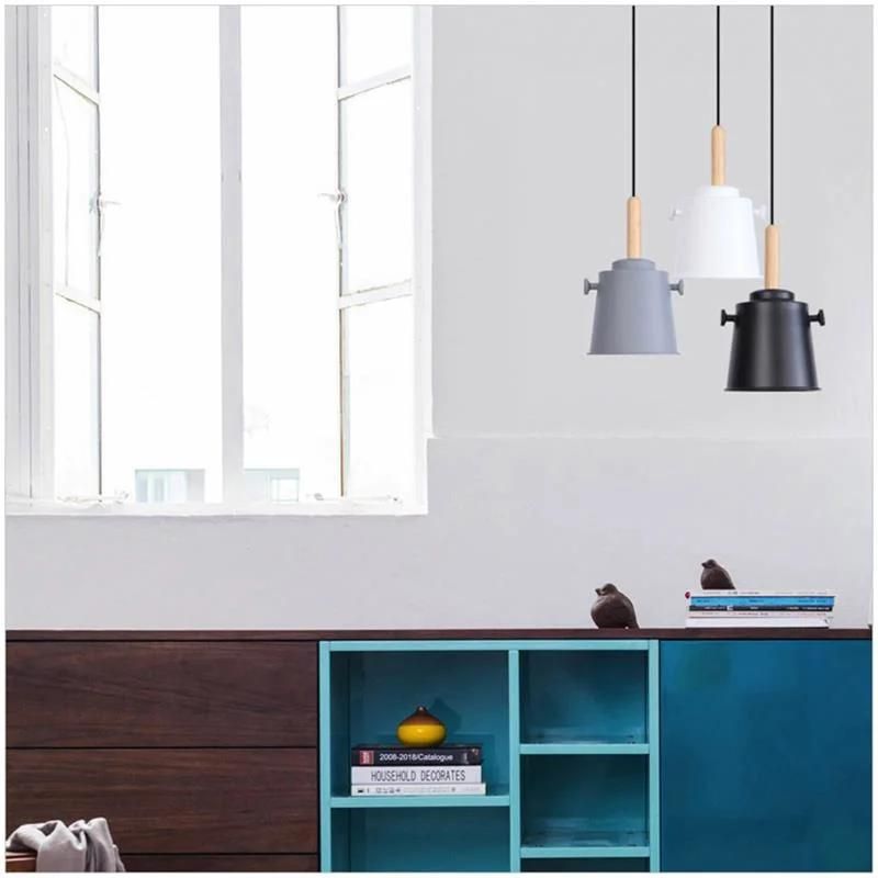 Modern Retro Nordic Style Pendant Light Home Indoor Wrought Iron Chandelier