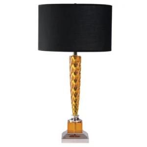 UL Approve Hotel Bedroom Table Lighting with Amber Acrylic Finish