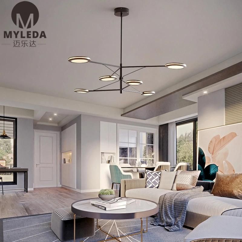Modern Restaurant Decorative Metal LED Pendant Lamp