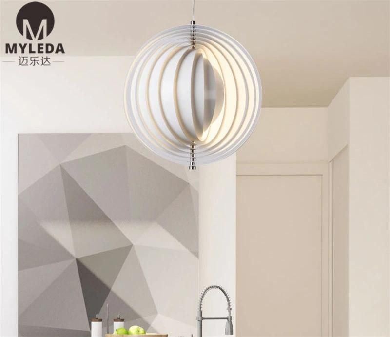 Modern Decoration Pendant Hanging Gold Iron Cage Hanging Lamp