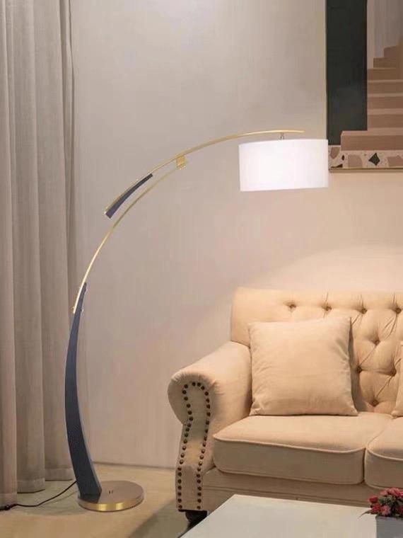 Nordic Living Room Sofa Fishing Lamp Modern Simple Study Creative Bedroom Floor Lamp Post Modern Vertical Lamp
