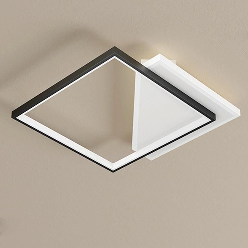 Geometric Art Ceiling Light Simple Bedroom Lamp Personality Livingroom Light LED