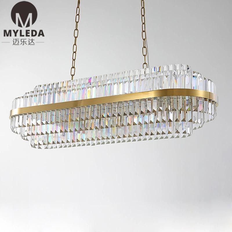 K9 Clear Glass Crystal LED Chandelier Pendant Light Lamp