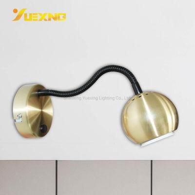 Golden Black LED Adjustable LED Wall Spot Bedroom Ceiling Lamp Light