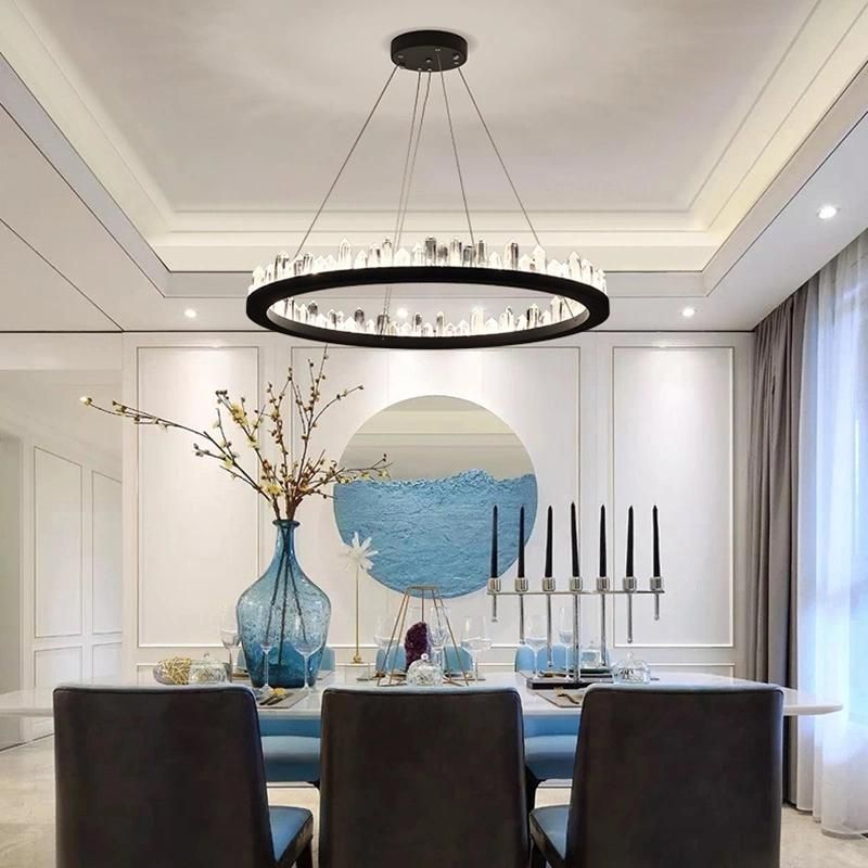 Nordic Chandelier Living Room Modern Bedroom Dining Room Crystal Pendant Lamp