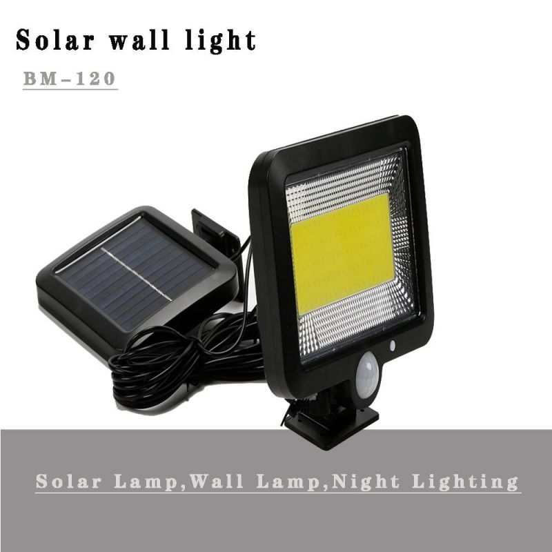 Outdoor COB Waterproof Smart Sensor LED Solar Security Wall Light